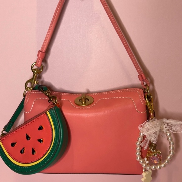 Rare Pink Coach Mini Bag - Picture 1 of 8